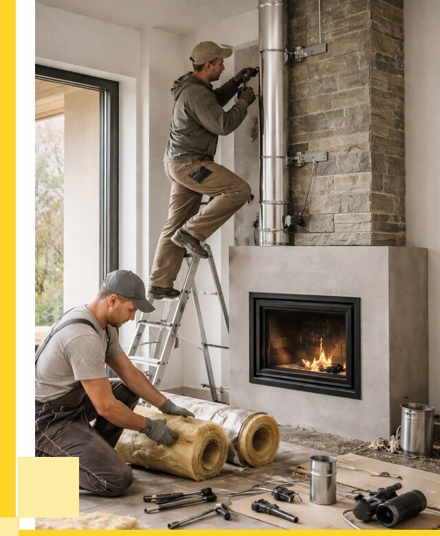 Монтаж дымоходов для каминов в Рузаевке от 15552 р. ЭриданРзв