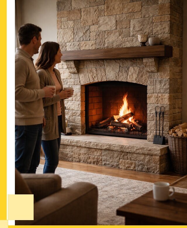 Каменные камины на заказ в Рузаевке от 186624 р. | ЭриданРзв