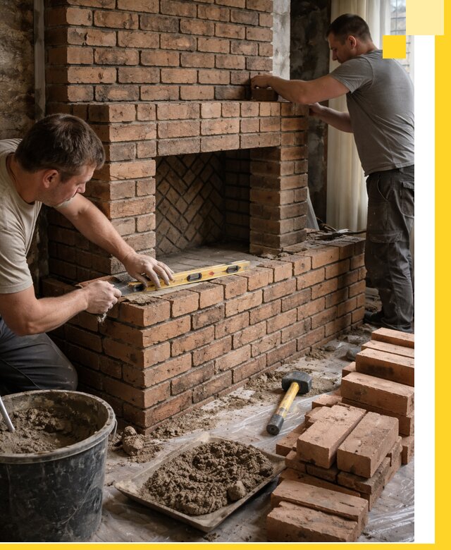 Изготовление и установка кирпичных каминов в Рузаевке