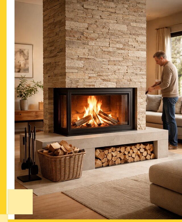 Дровяной камин под ключ в Рузаевке от 207360 р. | ЭриданРзв