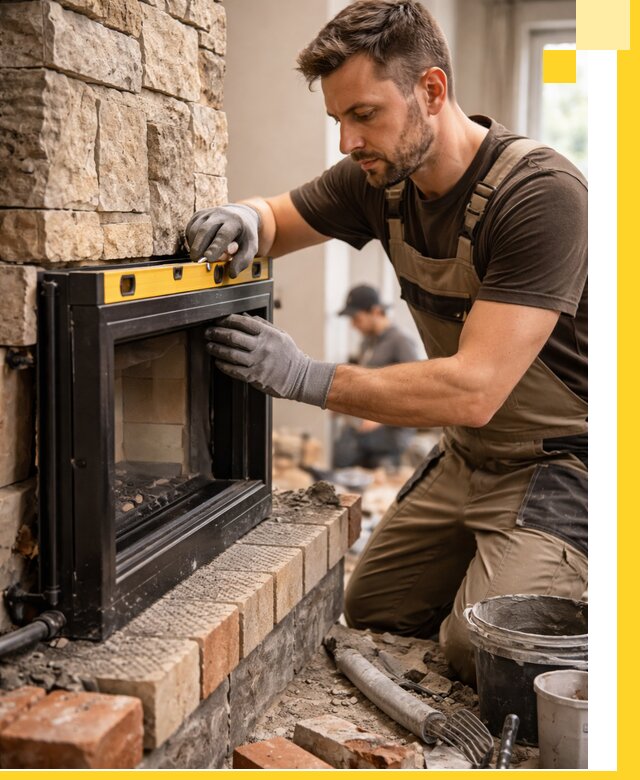 Дровяные камины под ключ в Рузаевке: монтаж, обустройство