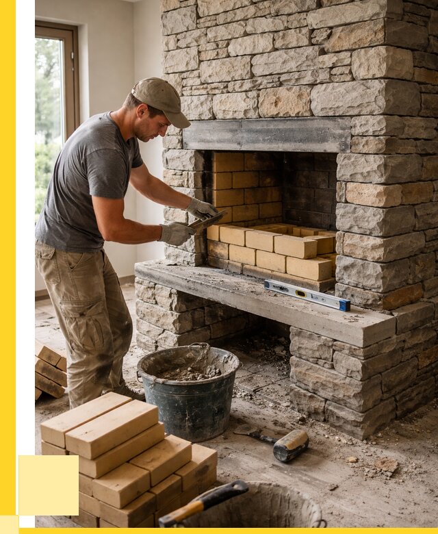 Кладка каминов и камина в Рузаевке от 25920 р. ЭриданРзв