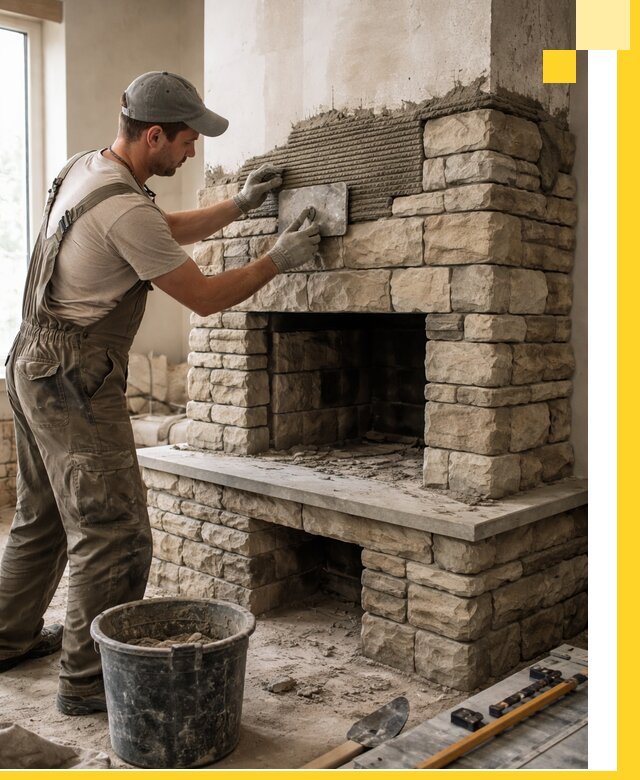 Строительство каминов под ключ в Рузаевке от проектирования до монтажа