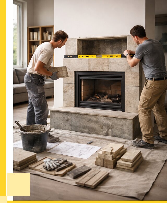 Монтаж каминов и установка в Рузаевке от 46656 р. | ЭриданРзв