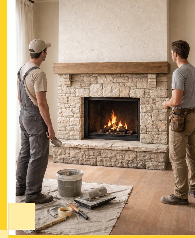 Отделка каминов в Рузаевке от 6739 р. под ключ | ЭриданРзв