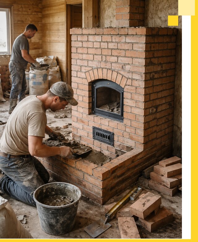 Профессиональное строительство печей в Рузаевке под ключ
