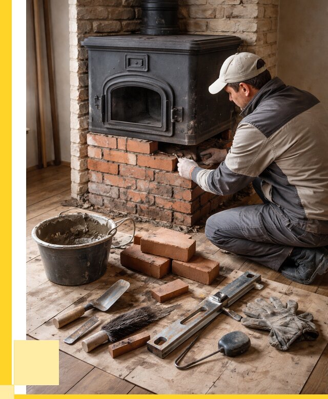 Ремонт печей в Рузаевке от 12442 р., услуги печника ЭриданРзв