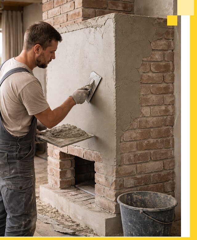 Отделка печей и облицовка каминов в Рузаевке под ключ