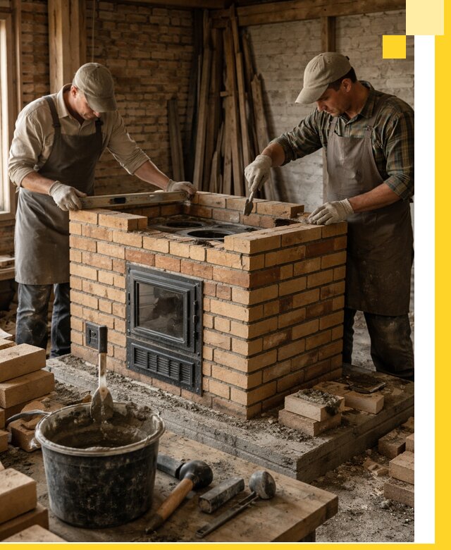 Изготовление и установка варочных печей под ключ в Рузаевке