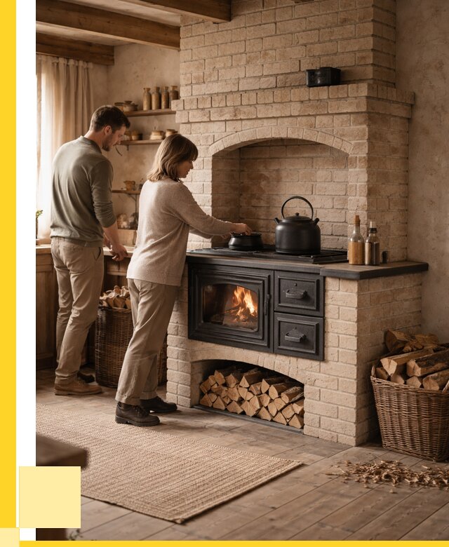 Печи с плитой в Рузаевке от 46656 р. | ЭриданРзв — кирпичная печь