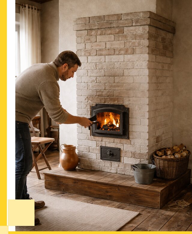 Печь голландка из кирпича в Рузаевке от 88128 р. | ЭриданРзв