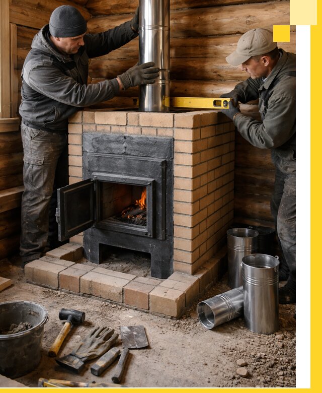 Проектирование, изготовление и установка банных печей в Рузаевке