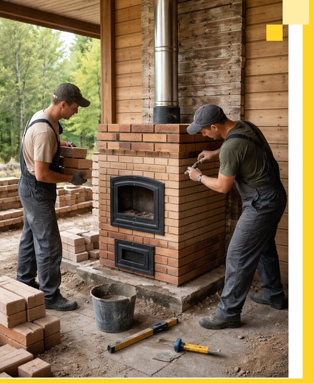 Производство и установка дачных печей под ключ в Рузаевке