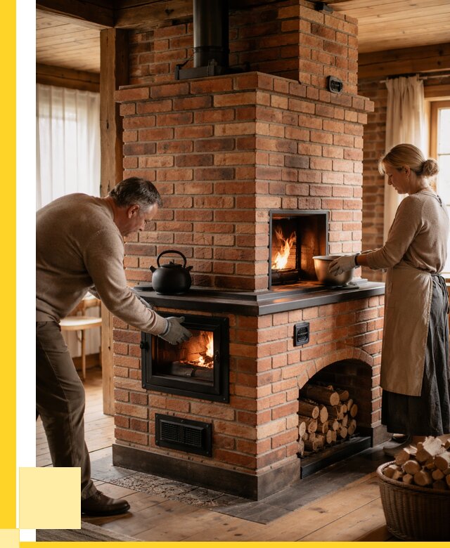 Печи для загородного дома под ключ в Рузаевке от 82944 р. | ЭриданРзв