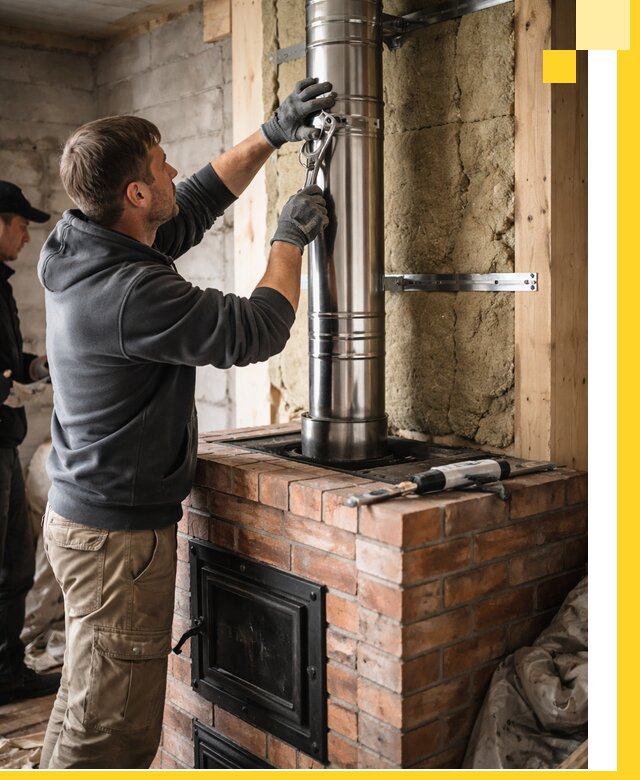 Изготовление и монтаж печей и дымоходов под ключ в Рузаевке