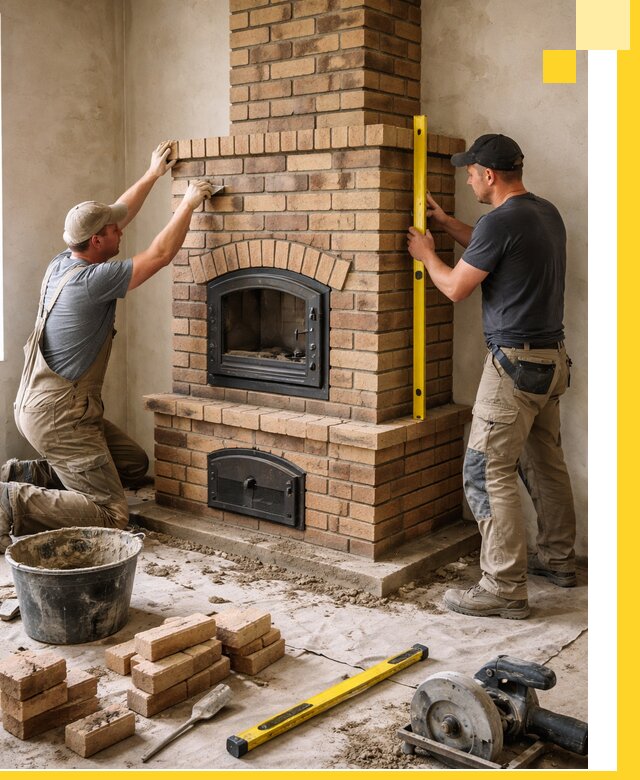 Продажа и установка печей и каминов для дома под ключ в Рузаевке