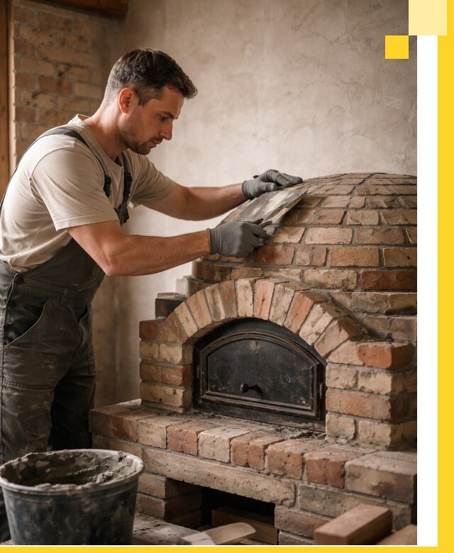 Изготовление и монтаж помпейских печей на заказ в Рузаевке