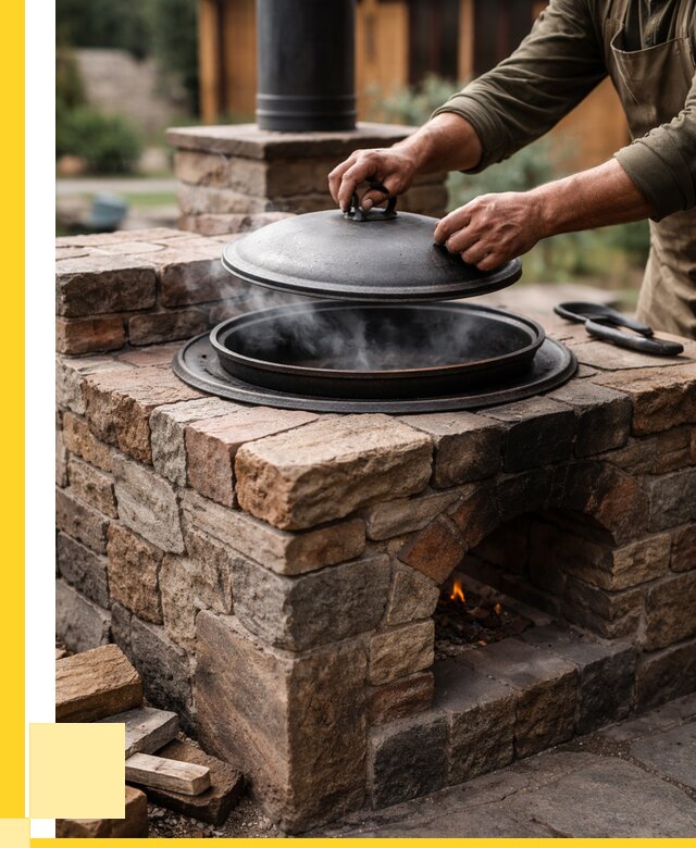 Печи для казана в Рузаевке по цене от 18662 р. | ЭриданРзв