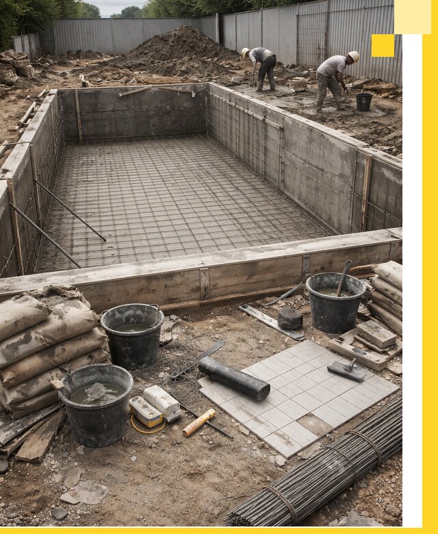 Строительство бассейнов под ключ в Рузаевке, дизайн и монтаж