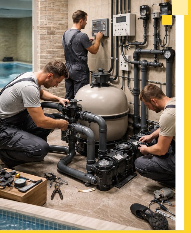 Комплексное оборудование для бассейнов под ключ в Рузаевке