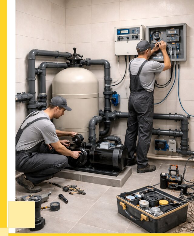 Монтаж оборудования для бассейнов в Рузаевке от 41472 р. | ЭриданРзв