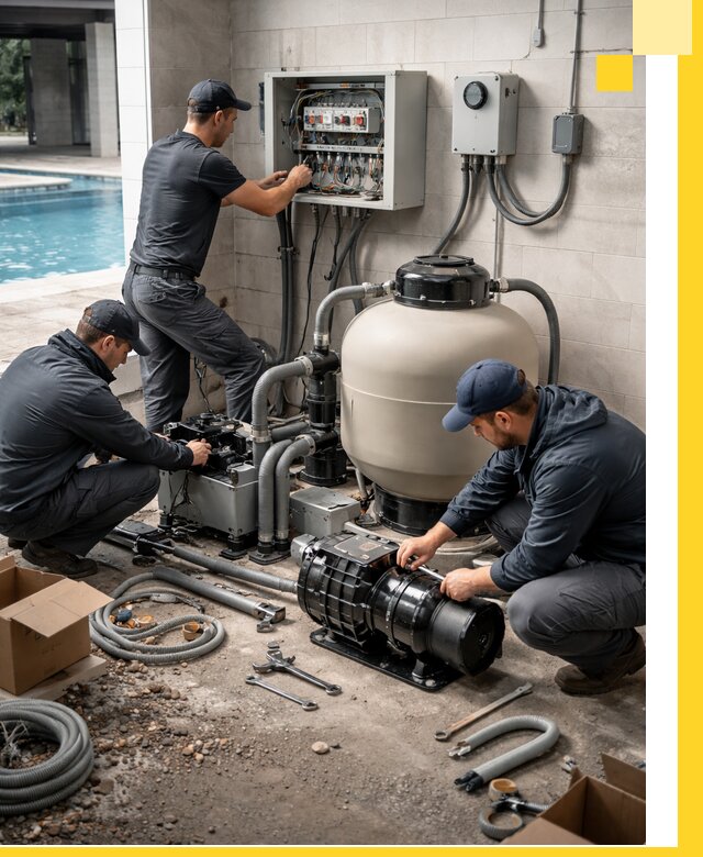 Профессиональный монтаж оборудования для бассейнов в Рузаевке