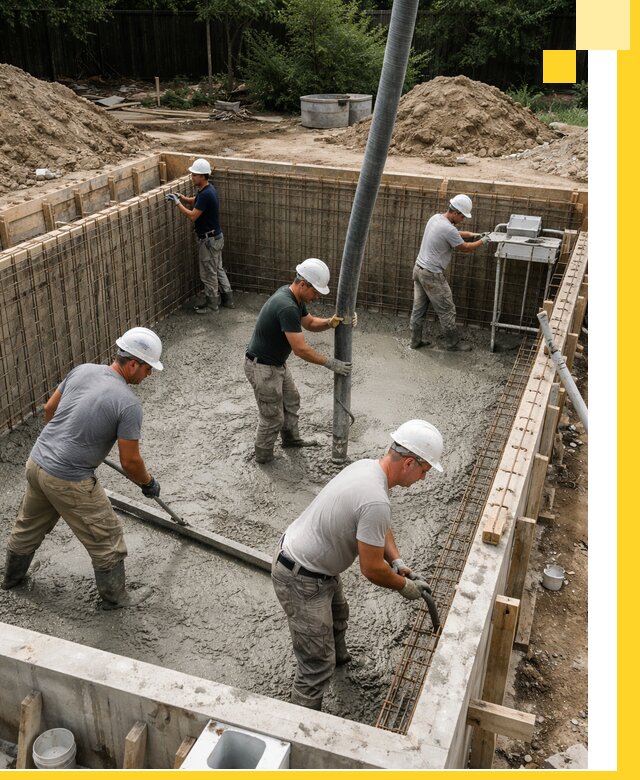 Строительство бетонных бассейнов под ключ в Рузаевке