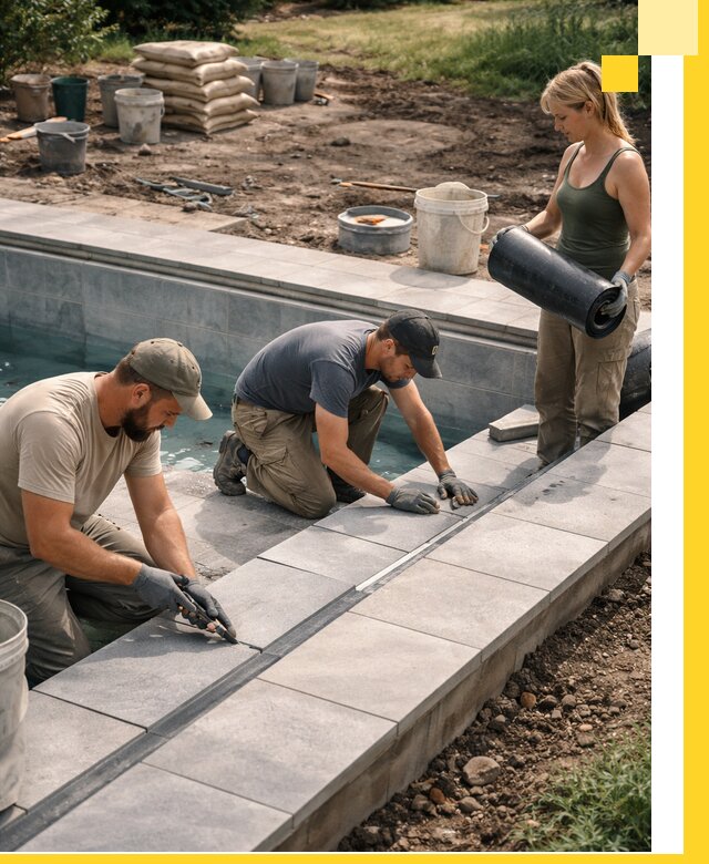 Строительство и монтаж уличных бассейнов под ключ в Рузаевке