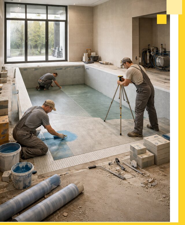 Проект и строительство закрытых бассейнов в Рузаевке под ключ