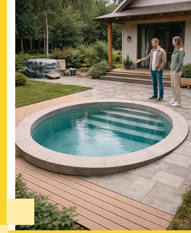 Бассейн на даче под ключ в Рузаевке от 207360 р., ЭриданРзв