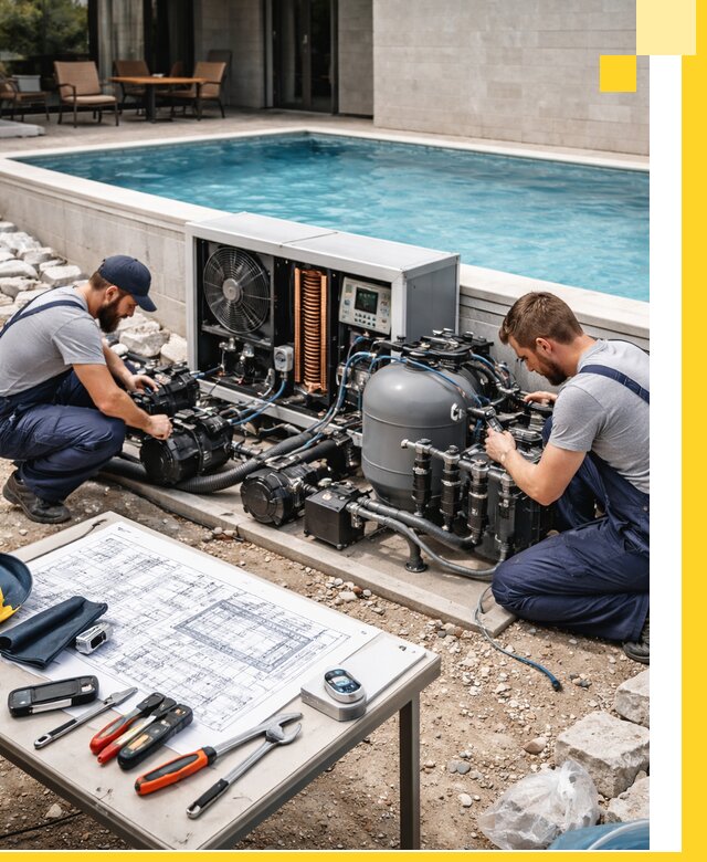 Проектирование и монтаж бассейнов с подогревом в Рузаевке