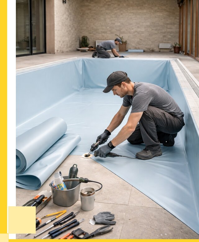 Пленка ПВХ для бассейнов в Рузаевке от 2592 р. | ЭриданРзв