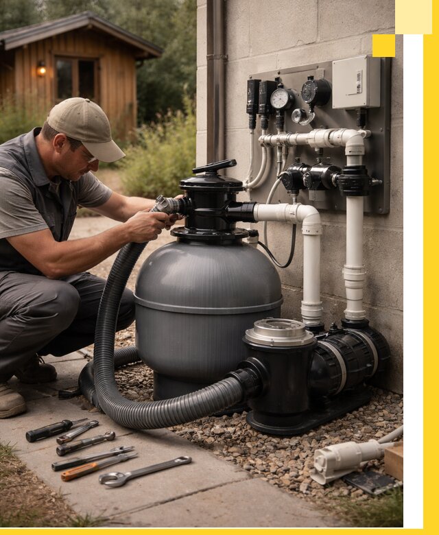 Продажа и монтаж фильтров и насосов для бассейнов в Рузаевке