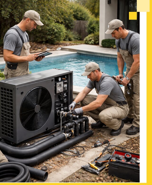 Проектирование и установка тепловых насосов для бассейнов в Рузаевке