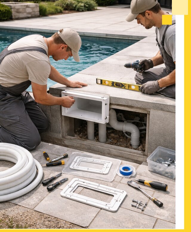 Поставка и установка скиммеров для бассейнов в Рузаевке