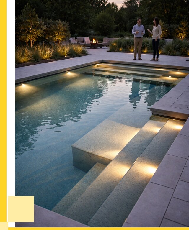 Освещение бассейнов в Рузаевке под ключ от 25920 р. | ЭриданРзв