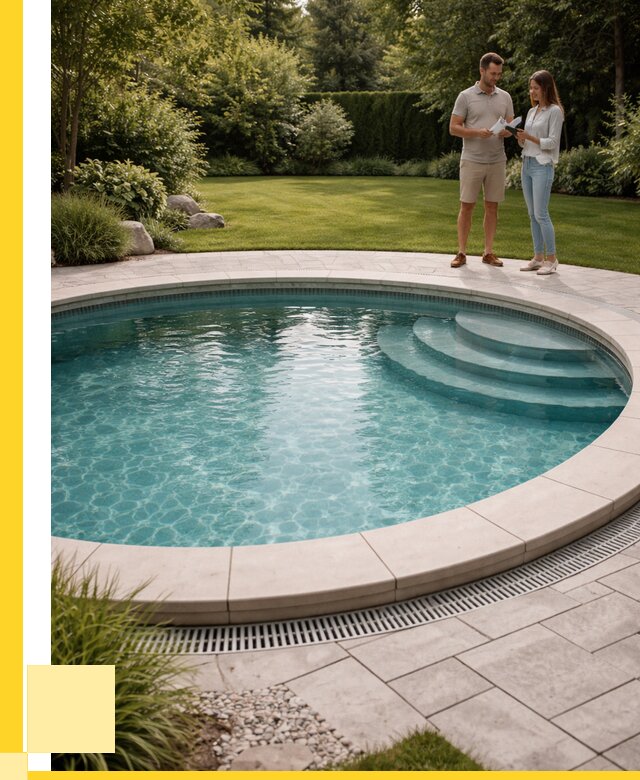 Круглые каркасные бассейны купить в Рузаевке от 259200 р. | ЭриданРзв