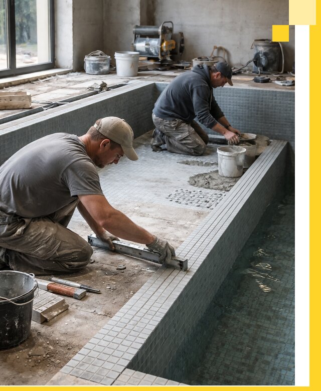 Строительство бассейна в частном доме в Рузаевке под ключ