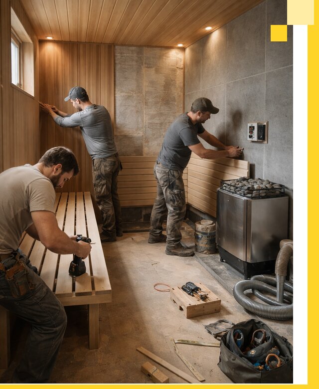 Сауны под ключ в Рузаевке, проектирование, строительство, отделка