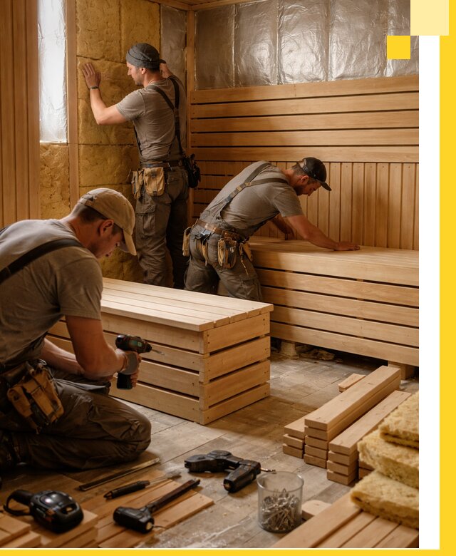 Профессиональное строительство саун под ключ в Рузаевке