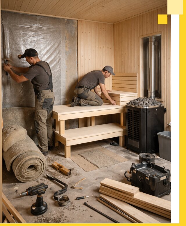 Проекты саун под ключ в Рузаевке дизайн и строительство