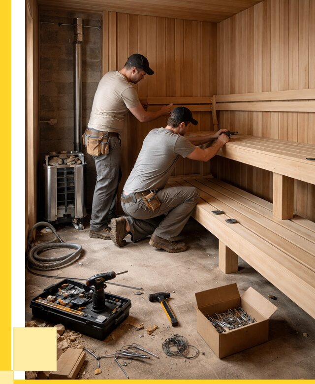 Монтаж саун под ключ в Рузаевке от 124416 р. | ЭриданРзв