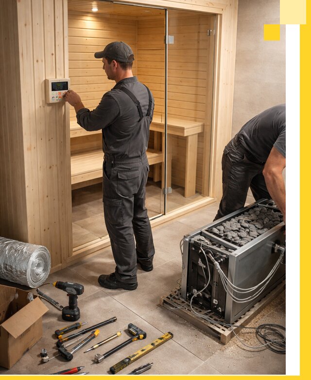 Поставка, установка и монтаж электрических саун в Рузаевке