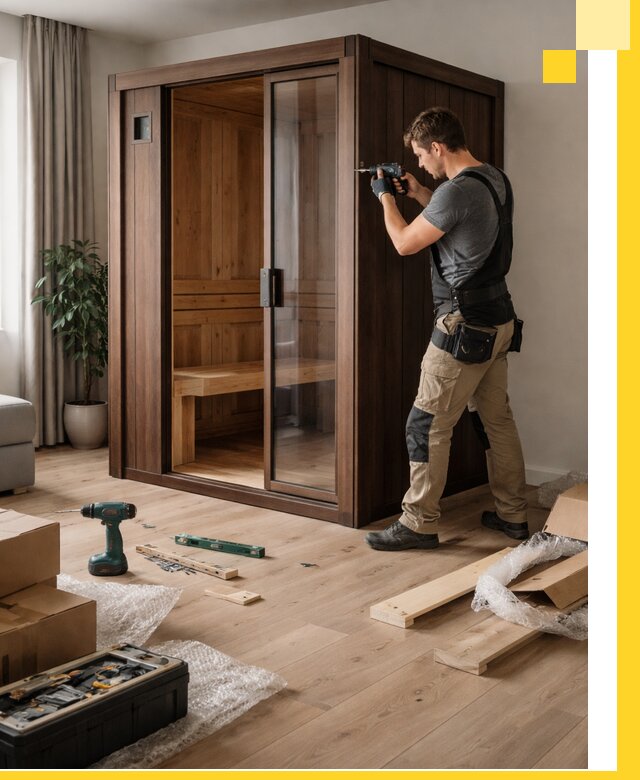 Установка и производство мини саун под ключ в Рузаевке