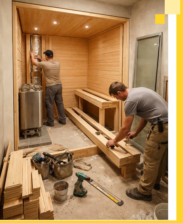 Проектирование и установка домашних саун под ключ в Рузаевке