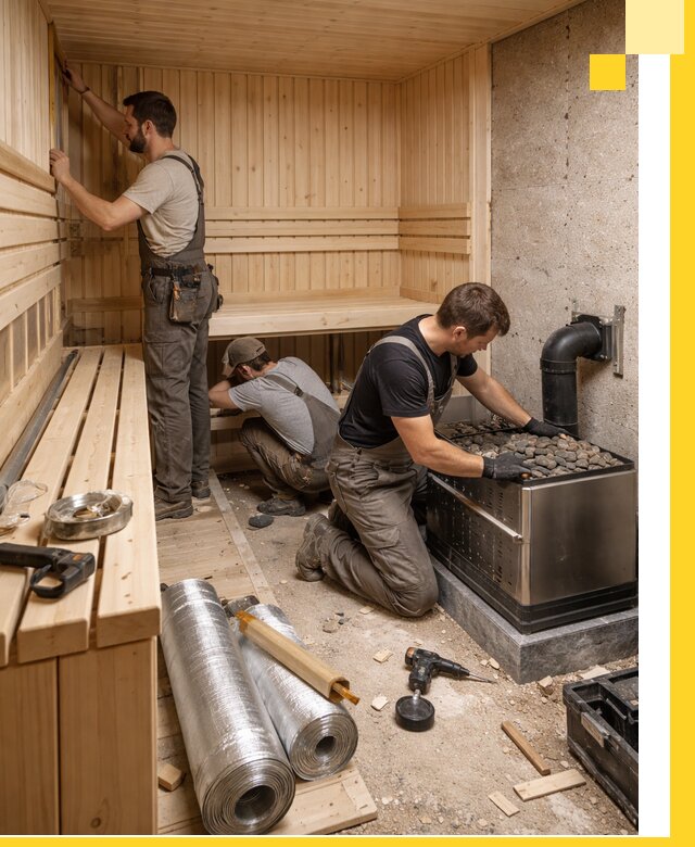 Индивидуальные сауны на заказ в Рузаевке под ключ, проект и монтаж