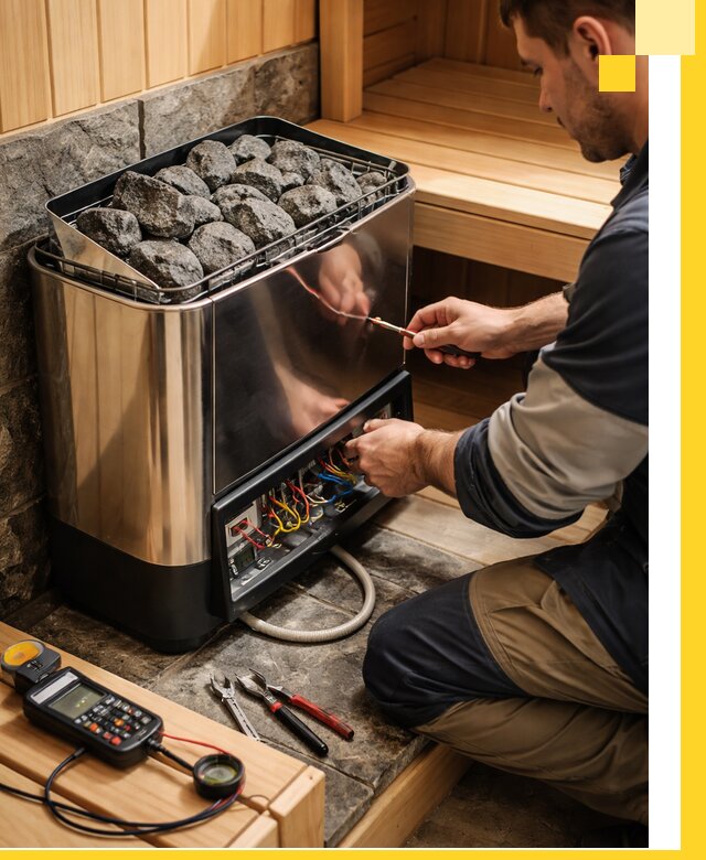 Продажа и установка электрокаменок для саун в Рузаевке