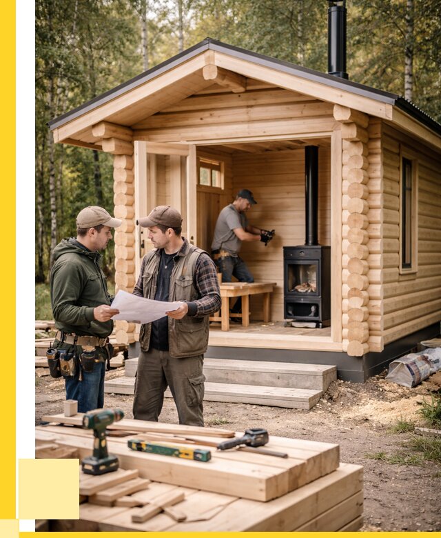 Монтаж бань под ключ в Рузаевке — от 207360 р. | ЭриданРзв