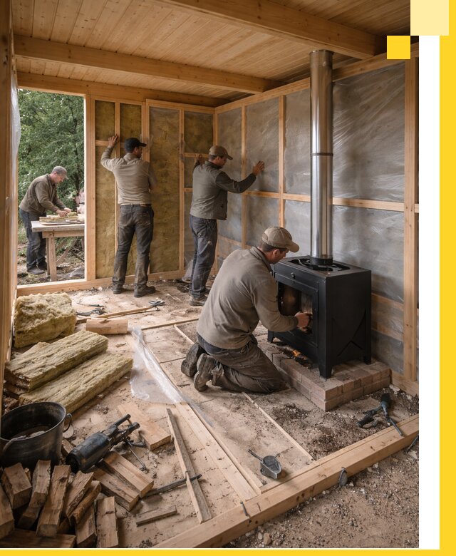 Профессиональный монтаж бань под ключ в Рузаевке для дома