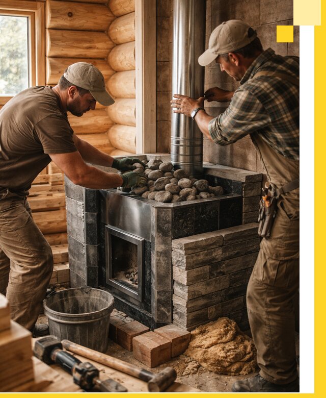 Строительство и отделка русских бань под ключ в Рузаевке